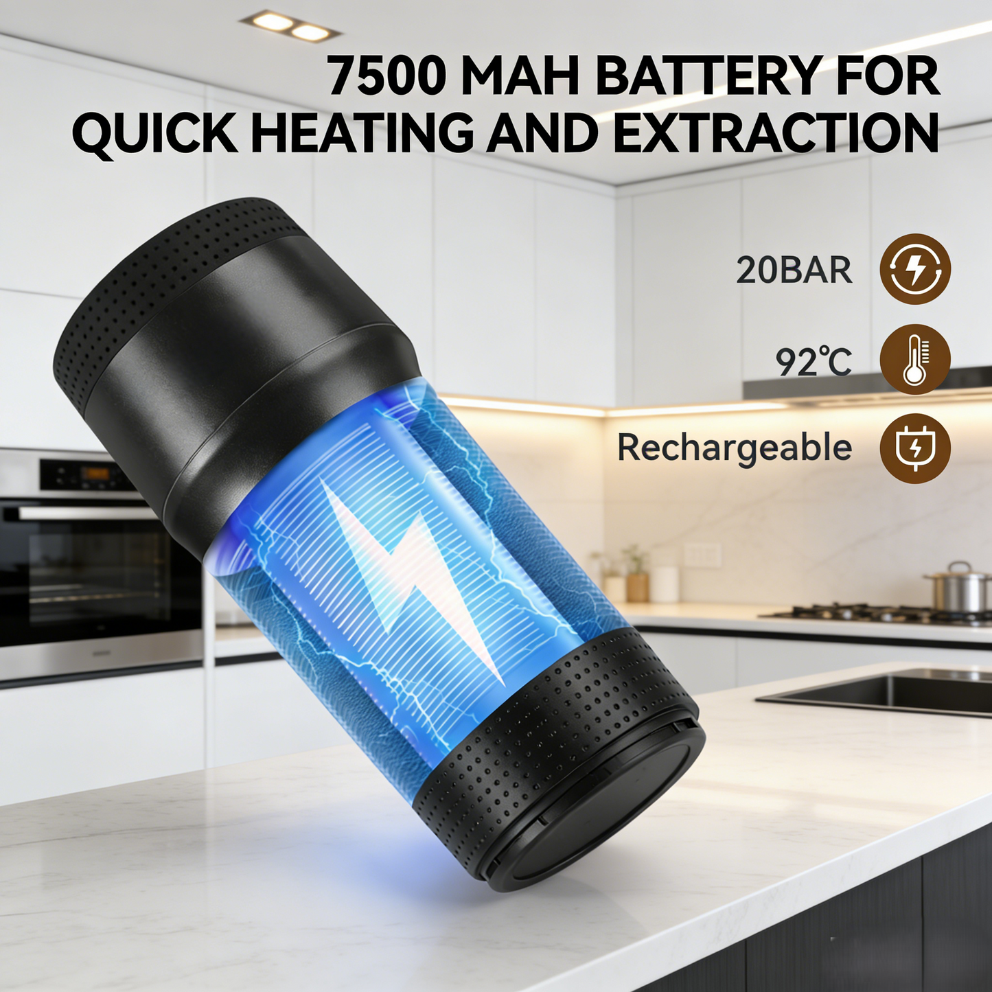 Portable 3-in-1 Electric Espresso Maker