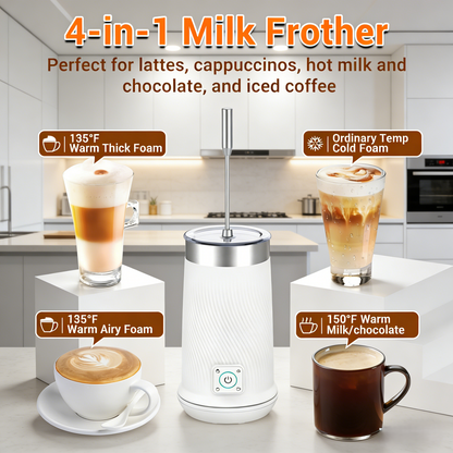 4-in-1 Electric Milk Frother