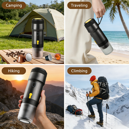 Portable 3-in-1 Electric Espresso Maker