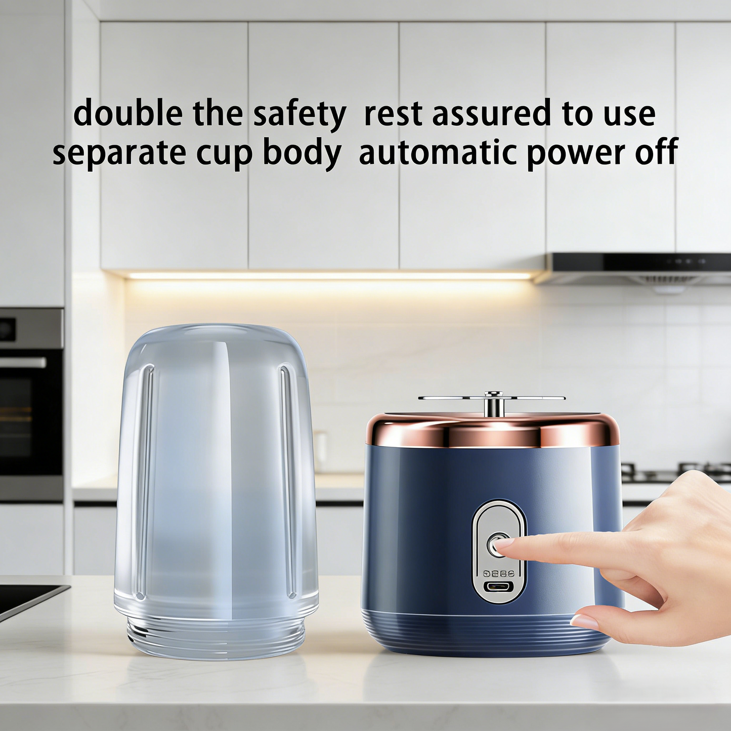 Portable Electric Personal Blender (One-Button Operation)