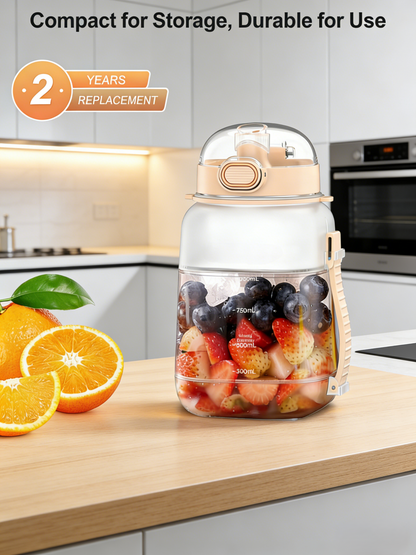 1000mL Portable Large-Capacity Electric Blender Bottle