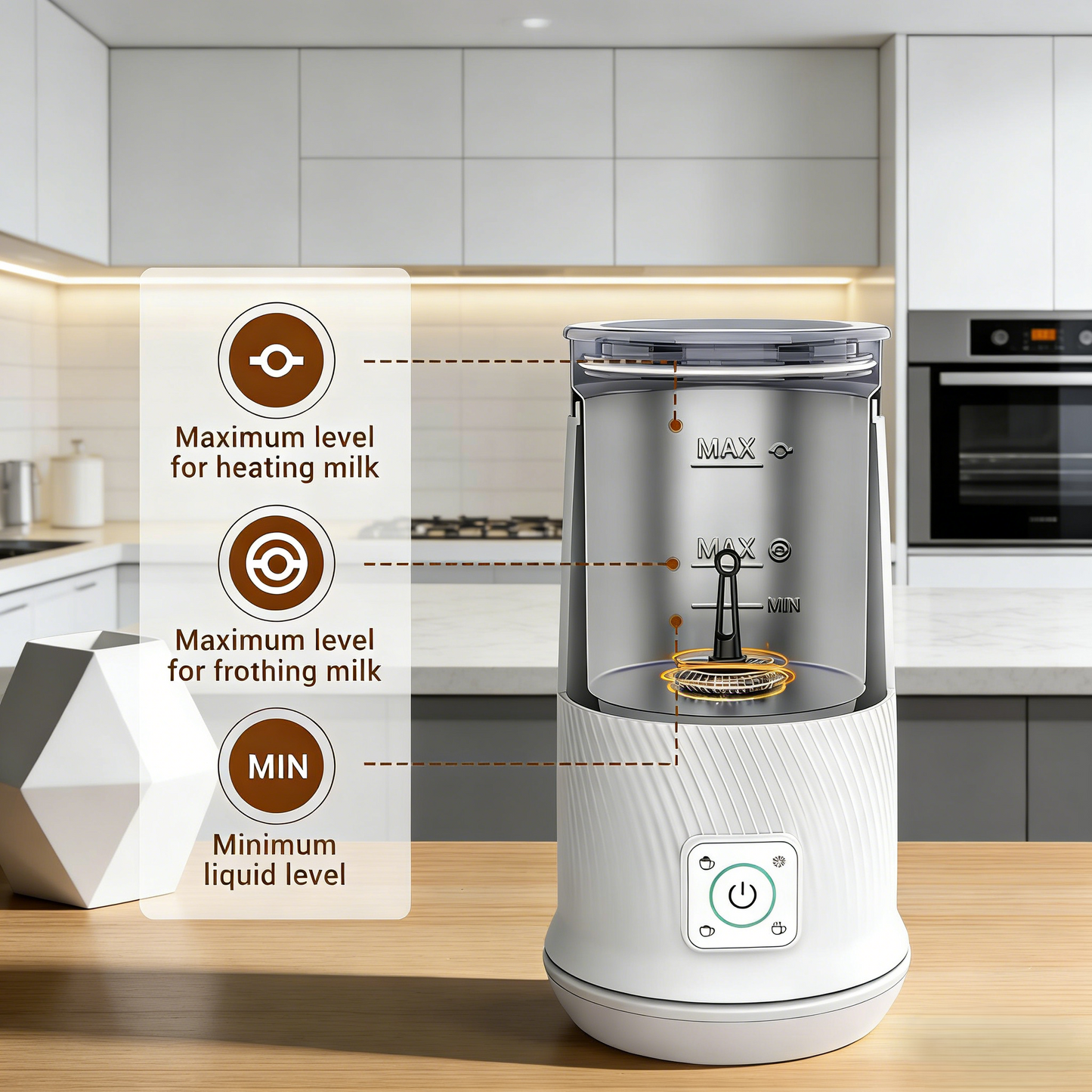 4-in-1 Electric Milk Frother