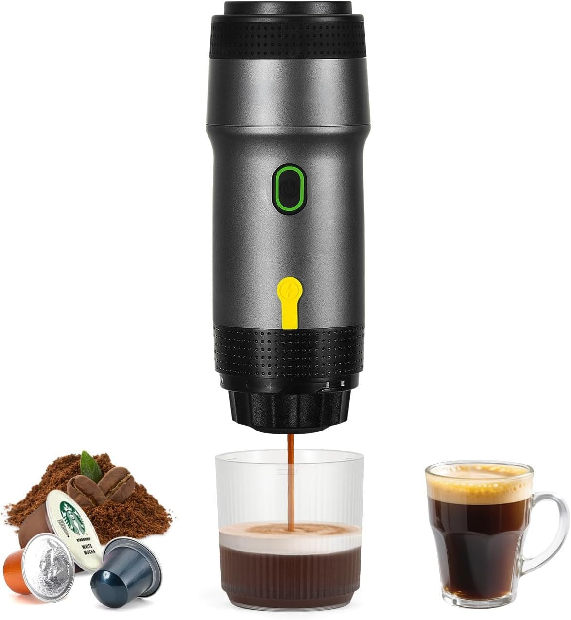 Portable 3-in-1 Electric Espresso Maker