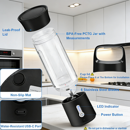 Portable Rechargeable Personal Blender